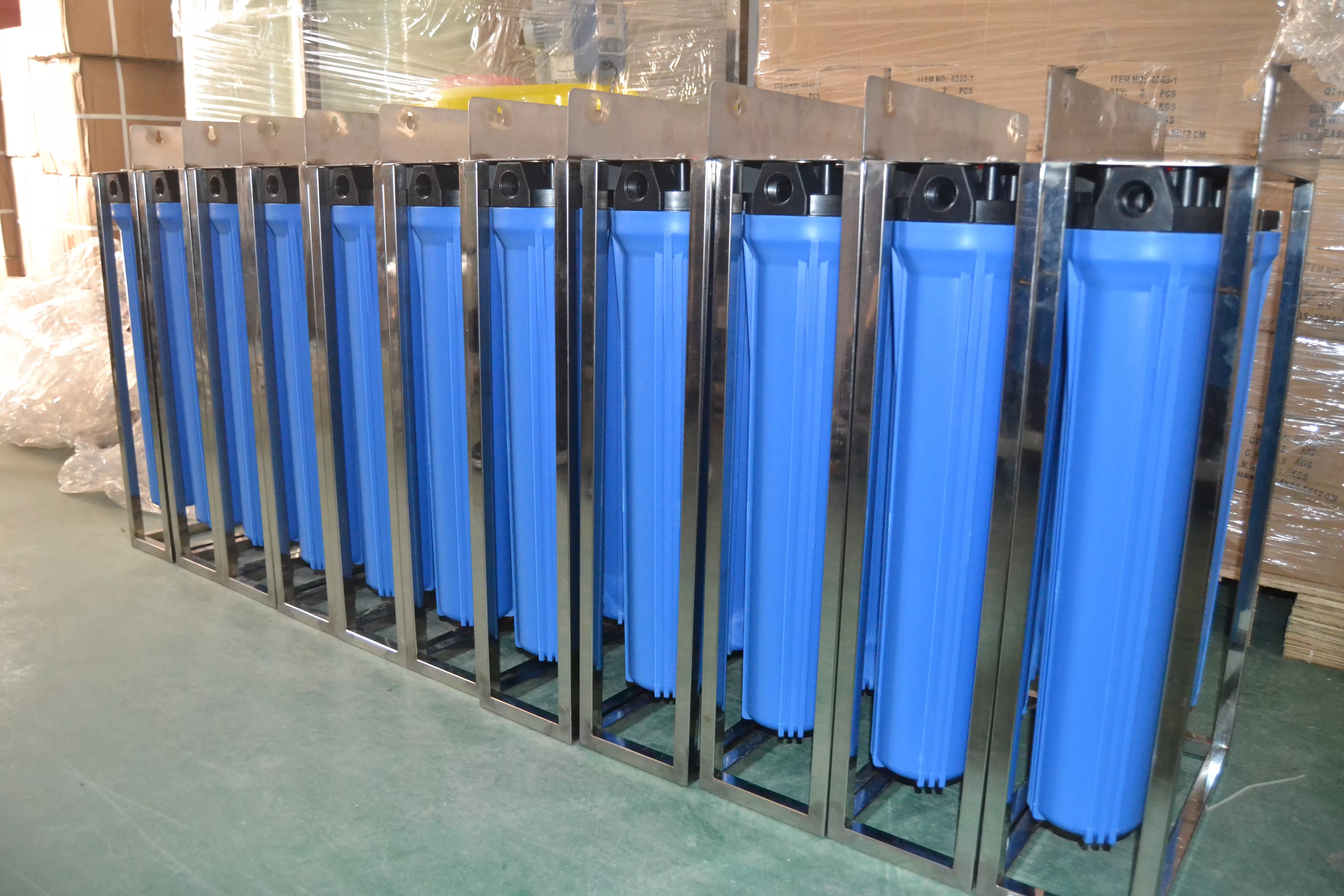 3-ступенчатая система фильтрации воды для всего дома