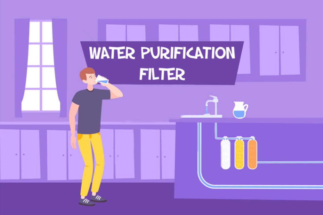 Очистчик домашней воды все еще работает после отключения электроэнергии