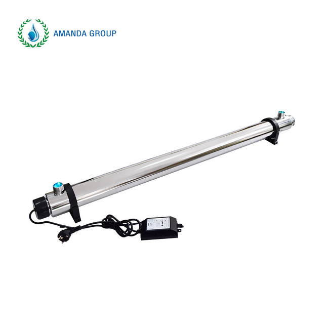 УФ-стерилизатор воды из нержавеющей стали 12GPM 55W для питьевой воды